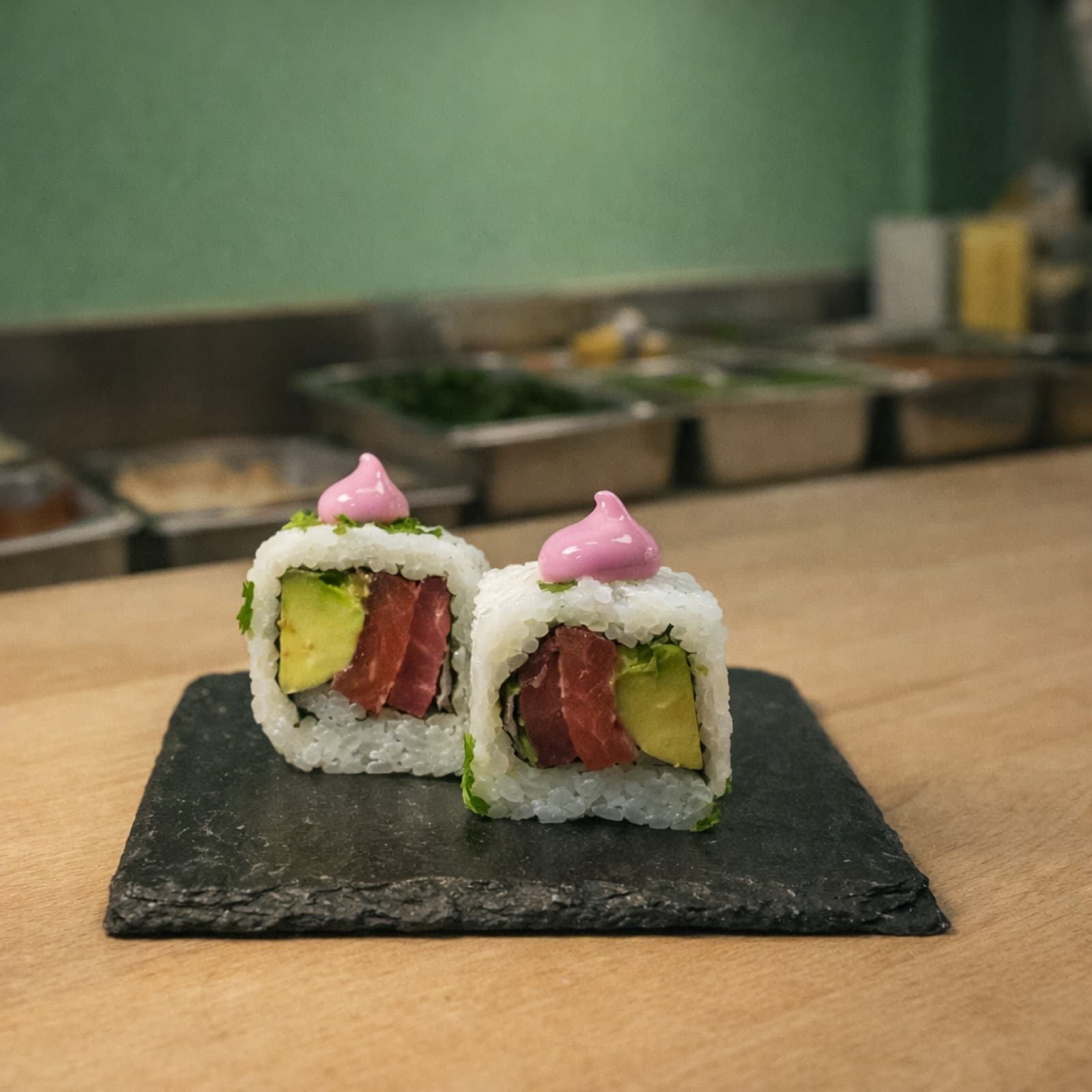 6 piezas Sushi